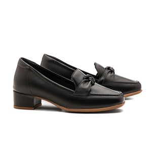 Mocassim Doctor Shoes Oxford Couro 1480 Preto