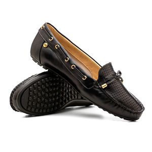 Mocassim Doctor Shoes Couro 1184 Preto