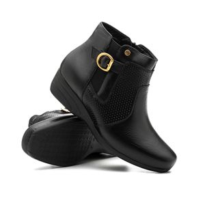 Bota Doctor Shoes Couro 1069 Preto