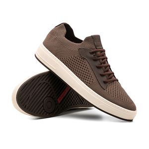 Tênis Doctor Shoes Knit 58505 (Elástico) Jaguar/Brown