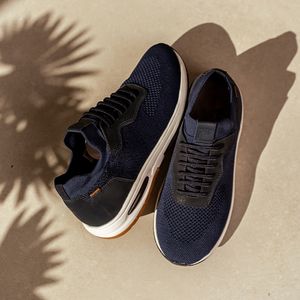 Tênis Doctor Shoes knit 59425 (Elástico) Marinho