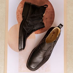 Bota Doctor Shoes Couro 916 Preto