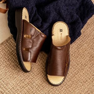 Chinelo Doctor Shoes Couro 322 Marrom