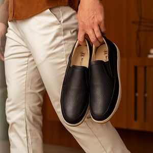Tênis Doctor Shoes Sneaker Couro 2409 Preto