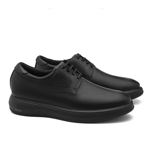Sapato Casual Doctor Shoes Couro ALL65600 Preto