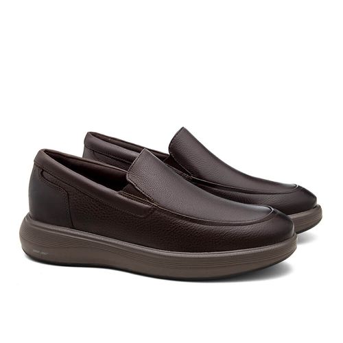 Sapato Casual Doctor Shoes Couro ALL65605 Café